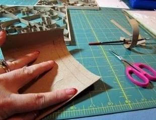 Имитация художественной ковки Как сделать из бумаги картину под ковку